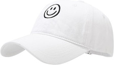 Unisex Basic Solid Baseball Cap Vintage Washed Distress Cotton Low Profile Dad H