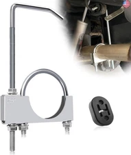 Universal 2.5" Exhaust Clamp with Hanger Rear Muffler,Exhaust Hanger Removal