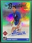 Mauro Tassotti Donruss Road to Qatar the Beautiful Game Auto Autograph Card
