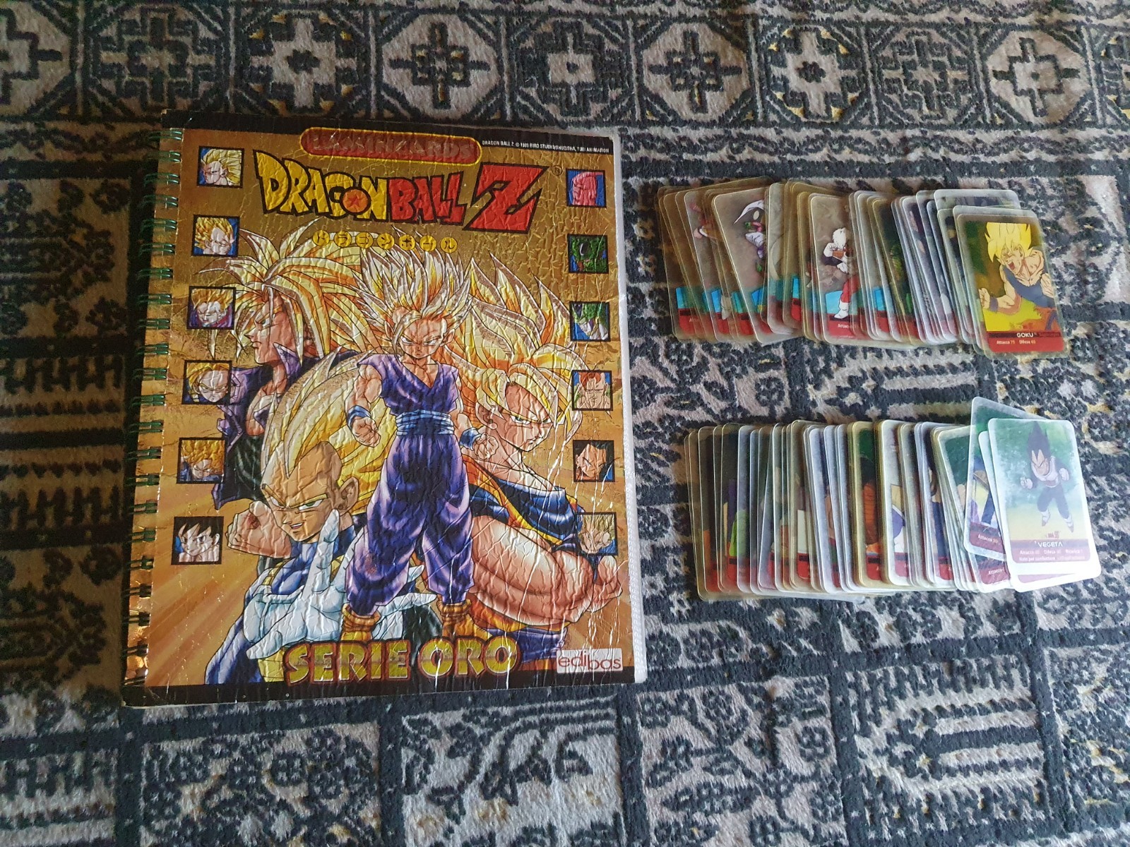Album Lamincards Dragon Ball Z serie Oro 97 Carte + 109 Serie Argento ITA