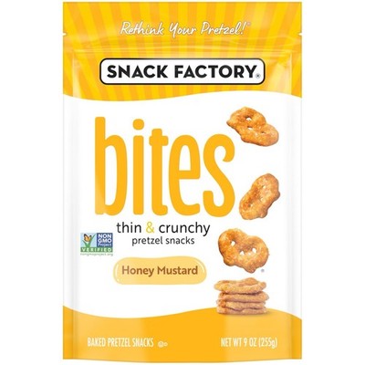 Snack Factory Honey   Mustard Bites   9 Oz Bag