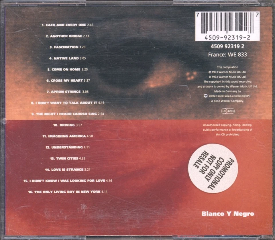 Everything But The Girl Home Movies CD Deutschland Blanco Y Negro 1993 CD - Bild 2 von 3