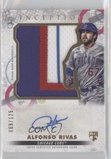 2022 Topps Inception 69/125 Alfonso Rivas #IAJP-ARI Jumbo Patch Auto 0o6m