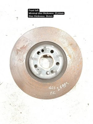 Bremsscheibe 1674210901 Mercedes-Benz GLS 2021 vorne links - Bild 1 von 4