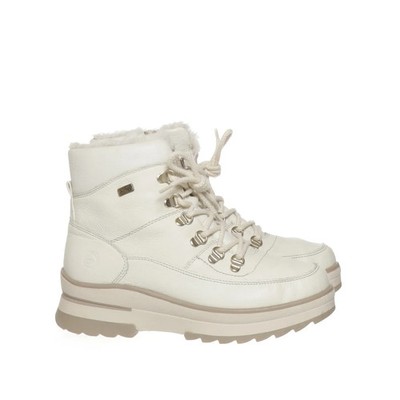 Remonte, Schnürstiefel, Größe: 37, Weiß, Leder, Damen #UeH