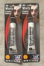 Rubies White Cream Face Paint Halloween Costume Makeup Washable 2Packs