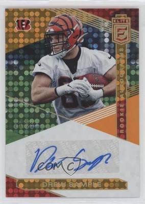 2019 Panini Donruss Elite Rookie Orange 23/25 Drew Sample #RA-DS Auto 0c2