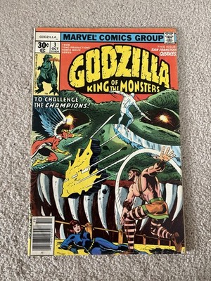 Godzilla #3 30 Cent Variant (Marvel Comics October 1977)