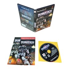 Sony PlayStation 2 PS2 CIB COMPLETE TESTED Robotech: Battlecry w/ Hint Book