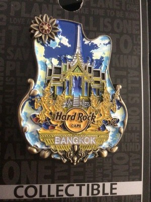 HRC Hard Rock Cafe Bangkok Core 3D City Icon Pin 2026