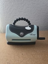 Sizzix Texture Boutique Blue & Black Handbag Shaped Embossing Machine Only