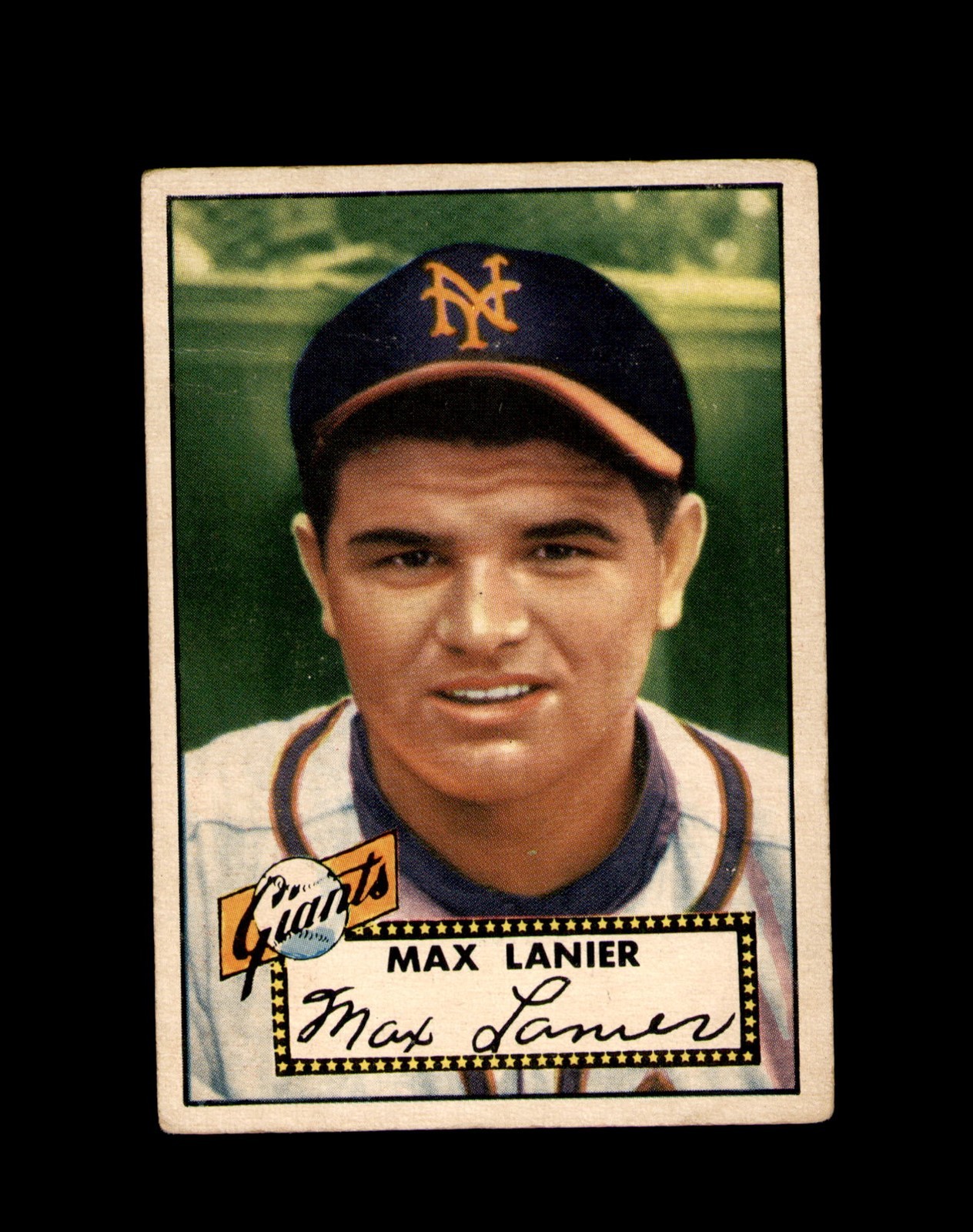 1952 TOPPS #101 MAX LANIER GIANTS VG/VGEX *741