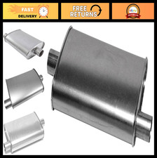 Universal 2.5 Exhaust Muffler - Turbo Installer 2.5 Inlet Outlet High-perf Universal 2.5 Exhaust Muffler - Turbo Installer 2.5 Inlet Outlet High-perf