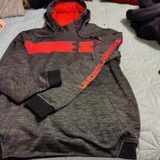Under Armour Men's Gray Long Sleeve Pullover Hoodie Small