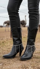 Women Silver Metal Boot Chain Bracelet Shoe Anklet Dangle Ring Charm Jewelry SET