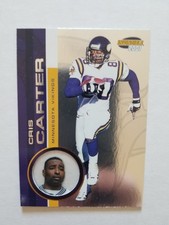 2001 Pacific Invincible Cris Carter #131 Minnesota Vikings HOF