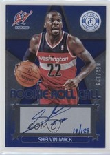 2012 Totally Certified Rookie Roll Call Blue 56/129 Shelvin Mack #61 Auto 0f52