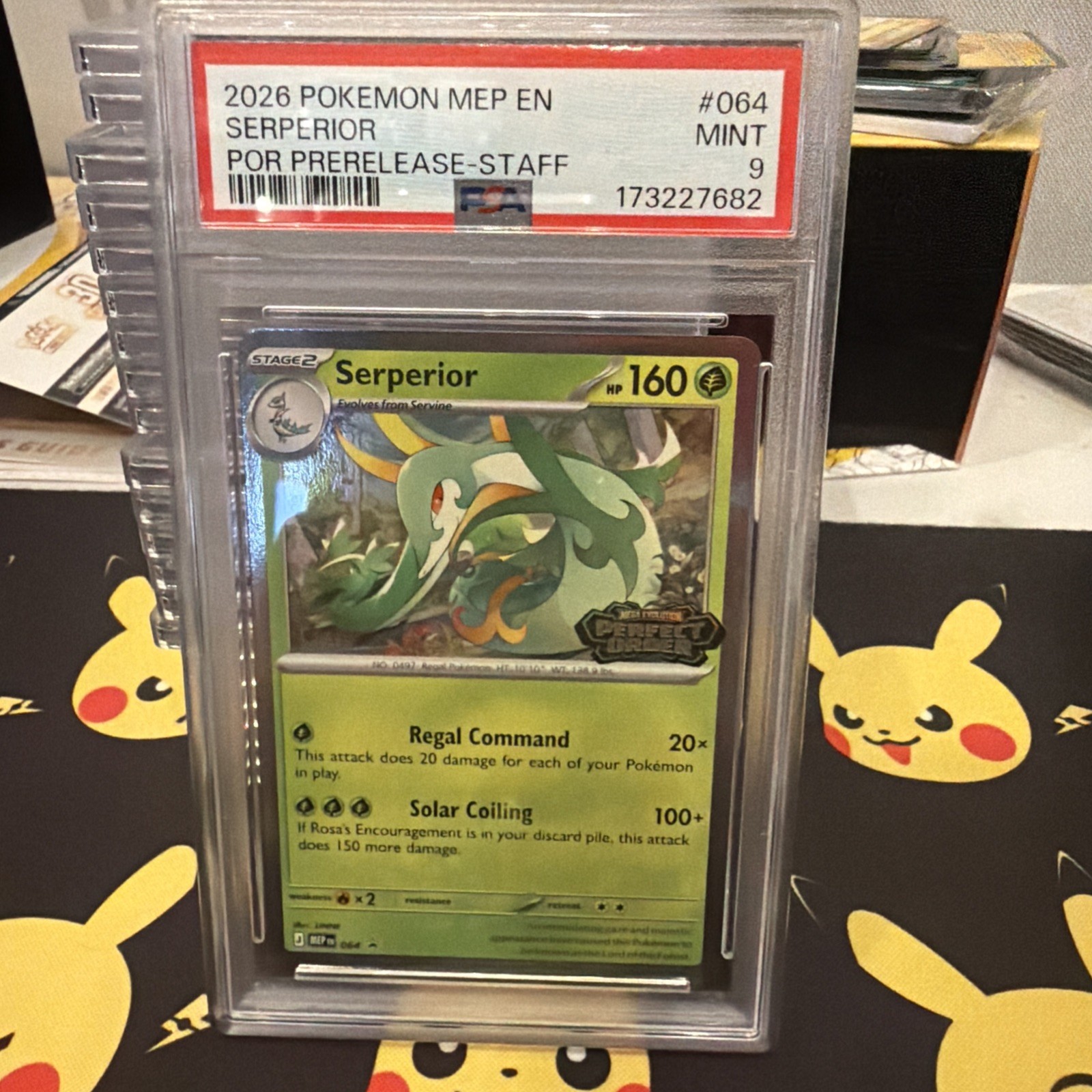 Serperior - 064 [Staff] 064 Me: Mega Evolution Promo Holo