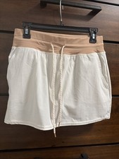 C&c California Beige And Cream Skirt