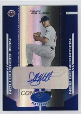 2004 Leaf Certified Materials Blue Mirror /100 Colby Miller Rookie Auto RC 14tz