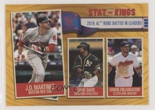 2019 Big League Stat Kings Gold Edwin Encarnacion Khris Davis JD Martinez 2f9