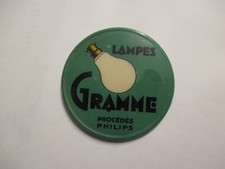 petit miroir de poche LAMPES GRAMME  PHILIPS