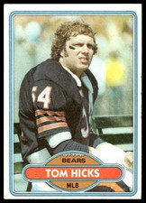 Tom Hicks 1980 Topps #267 Chicago Bears