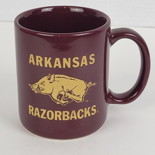 Arkansas Razorbacks Keramik Kaffeebecher ~ Kardinal rot ~ Sue E ~ Boss Hog ~ Stoßzahn ~ Ribby - Bild 1 von 7