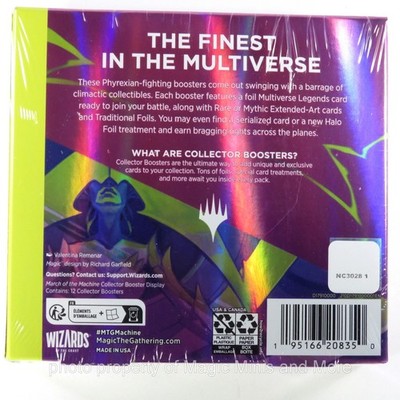 COLLECTOR Booster Box ~ MARCH OF THE MACHINE MtG 12 pack sealed Magic WotC | eBay COLLECTOR Booster Box ~ MARCH OF THE MACHINE MtG 12 pack sealed Magic WotC | eBay