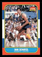 1986 FLEER #98 DANNY SCHAYES RC NUGGETS