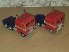 Vtg 1984 Transformers G1 Optimus Prime Figure Hasbro Authentic Cab Only Lot of 2