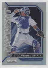 2021 Panini Prizm Emergent Silver Prizm Miguel Amaya #EM10 0ym4