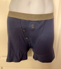 PUNTO BLANCO - Pigiama intimo boxer sportivo blu grigio L Punto Locura NUOVO