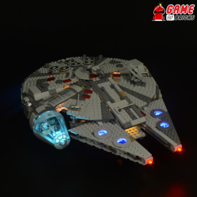 LED Light Kit for Millennium Falcon - Compatible with LEGO  75257 Set