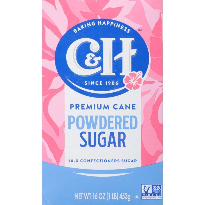 Коробка кондитерских изделий с сахарной пудрой из чистого тростникового сахара C - H, 16 унций