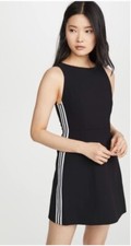 New with Tags Black Alice + Olivia Neckline Mini Dress 