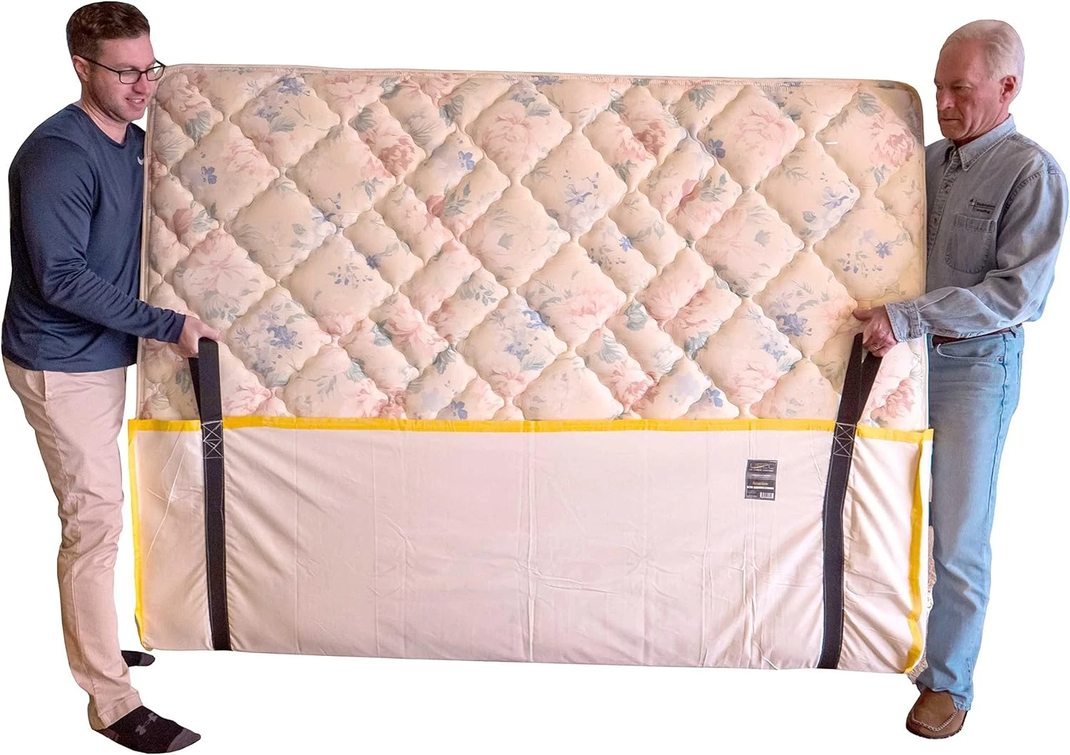 Durable Canvas Mattress Carrier with Handles - Fits All Sizes - 78" x 24