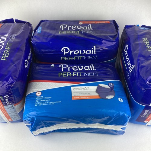 Prevail Per-Fit Erwachsene blau schützende Unterwäsche Windel Herren Medium PFM-512 - Bild 2 von 8