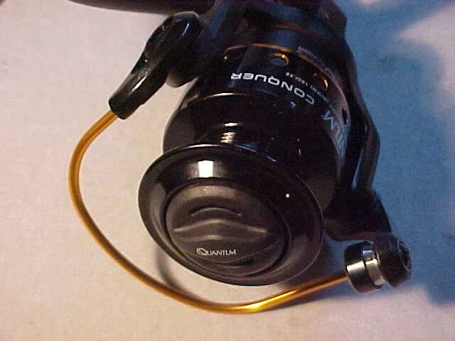 NUEVO CARRETE GIRATORIO QUANTUM CONQUER 5.3:1 BAJO WALLEYE 10 sistema de rodamientos SIN CAJA Foto 4 de 4