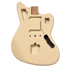 Vintage White Jaguar Compatible Guitar Body - 2 Piece USA Alder