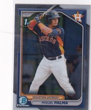 2024 Bowman Chrome Miguel Palma 1st Bowman #BCP-166 Astros  PWE