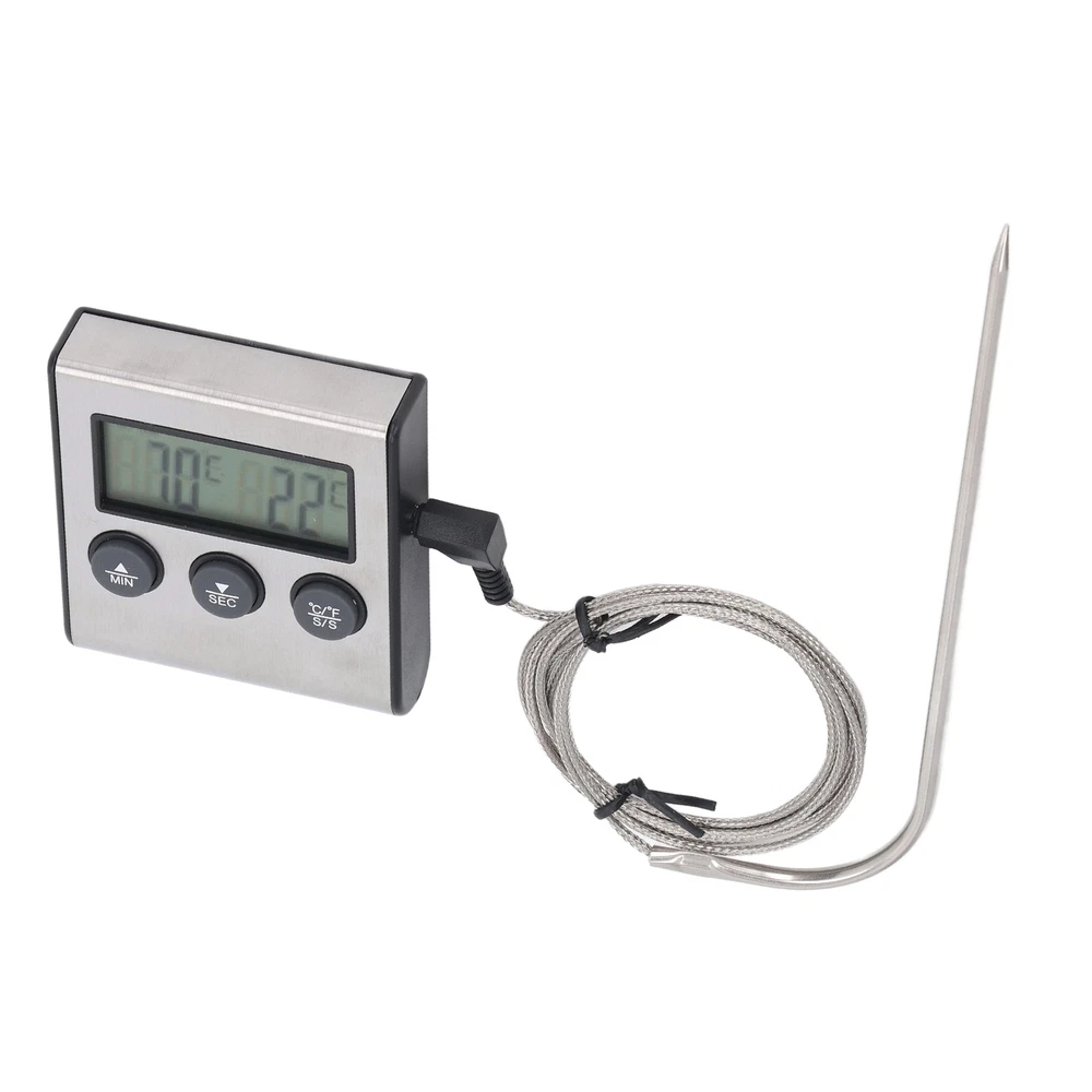 Meat Thermometer Electronic With Probe Digital Oven For Cooking Kitchen HAN