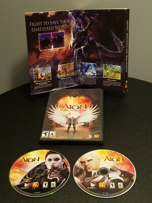 PC Game Aion Assault on Balaurea 2010 Online RPG Fantasy 2 DVD Box