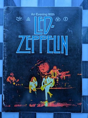 Led Zeppelin 1977 An Evening With Led Zeppelin North Americ Tour Concert Program