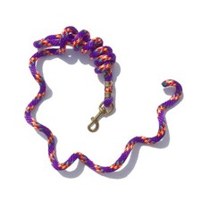 Poly Lead Rope Purple Rainboe 5/8" x 9' w/ BP Bolt Snap 2-Pack 18208