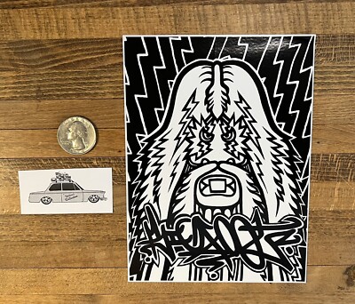 Bigfoot One sticker decal Super RARE!!!!! handstyle graffiti