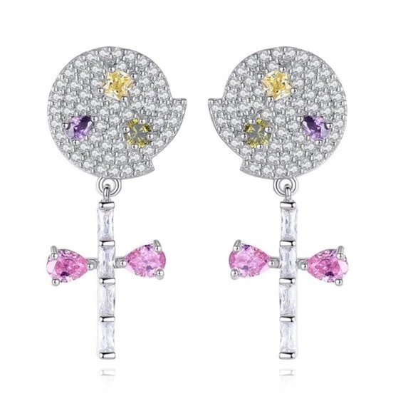 Swarovski lollipop best sale earrings