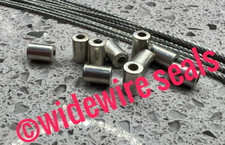 Electric Meter Seals. 6mm Round & 15cm 7 strand Wires X 10. Trusted Ebay Seller