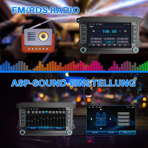 CarPlay Autoradio Android GPS Navi RDS Für VW GOLF 5 6 Passat Touran EOS Tiguan - Bild 14 von 17