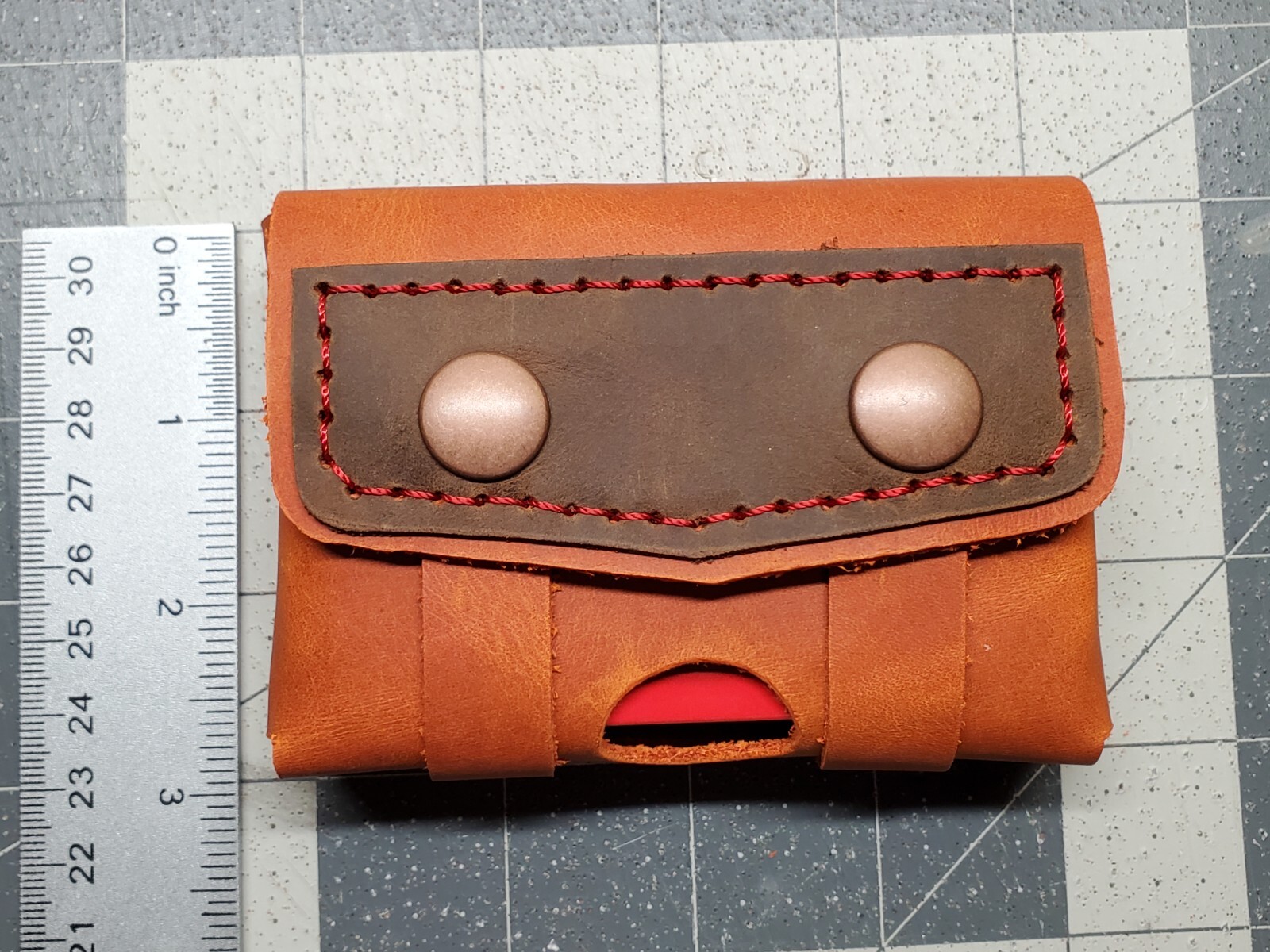 Leather Belt Pouch, E.D.C. Kit-image
